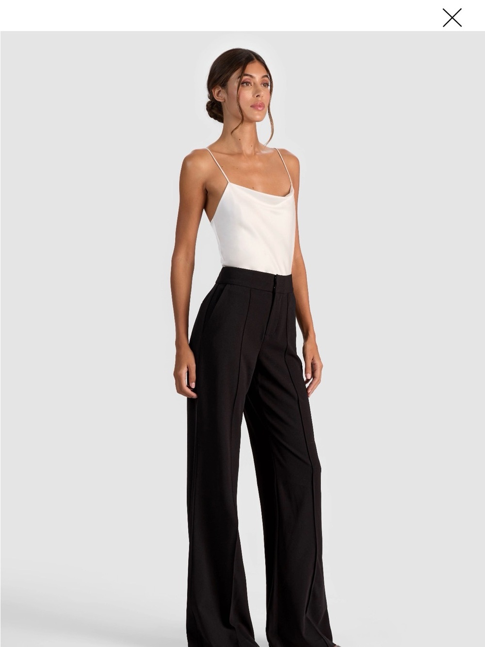 High-Rise Wide-Leg Trousers ALEX+OLIVIA -DYLAN